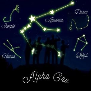 Die Sternzeichen der Alpha Cru